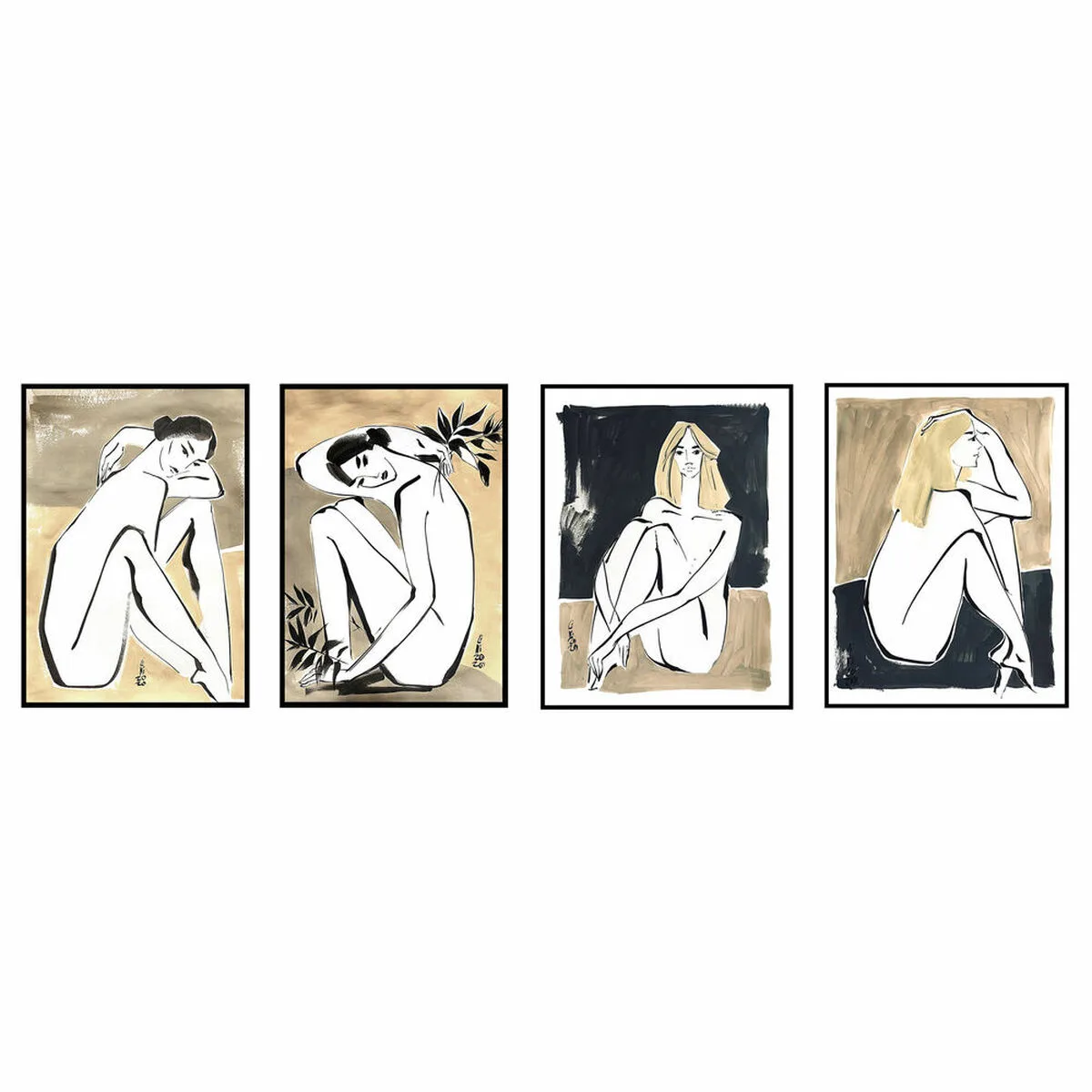 Cadre dkd home decor femme moderne 50 x 2 8 x 70 cm 4 unites s301823285. Diaytar mise sur l'intelligence collective : notre communauté nous guide pour dénicher les produits les plus plébiscités.