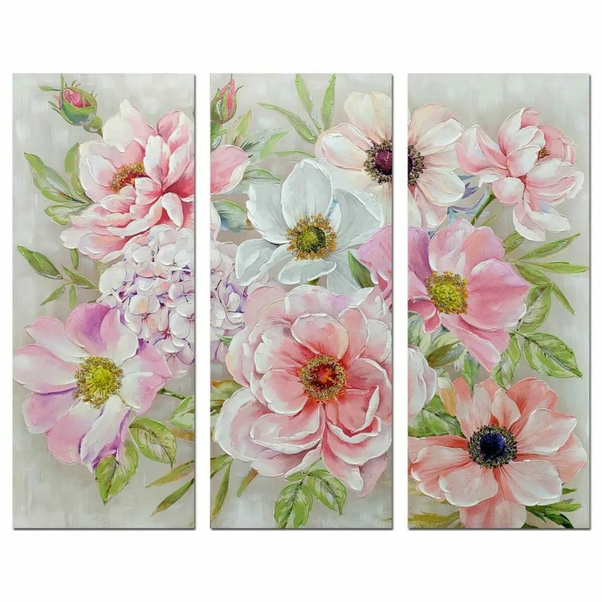Cadre dkd home decor fleurs 60 x 3 x 150 cm shabby chic 3 pieces s303908399. Diaytar Mode : Où l'élégance rencontre l'originalité pour un style unique.