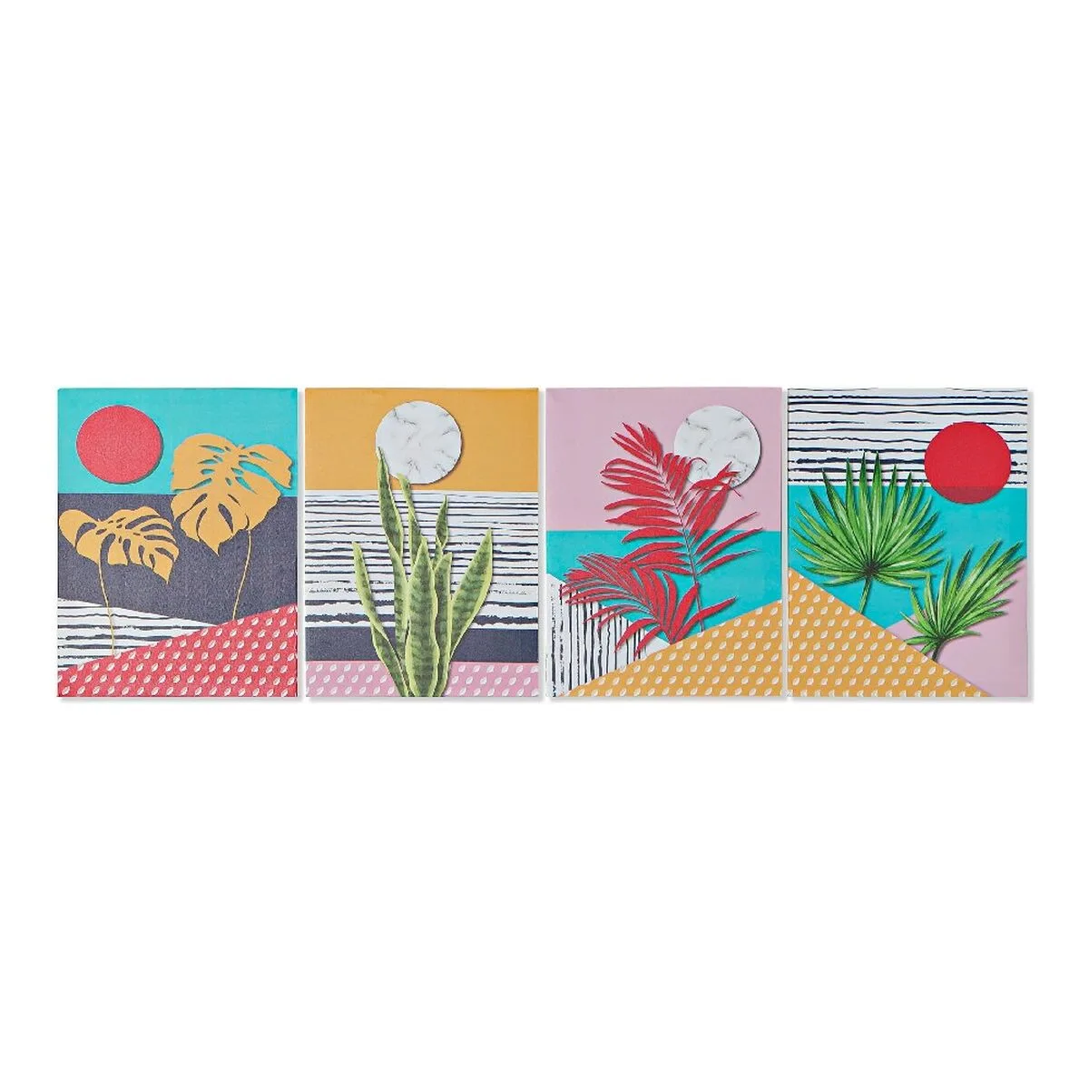 Cadre dkd home decor tropical toile tropical 30 x 1 8 x 40 cm 4 unites s301362833. Bienvenue dans le cercle très sélect des acheteurs inspirés. Diaytar révèle les produits qui définiront demain.