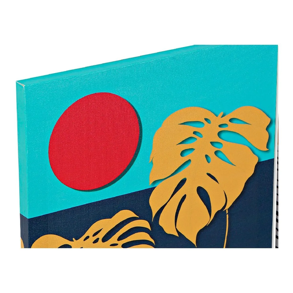 Cadre dkd home decor tropical toile tropical 30 x 1 8 x 40 cm 4 unites s301362875. L'art de vivre à la française s'exprime dans notre collection maison Diaytar.