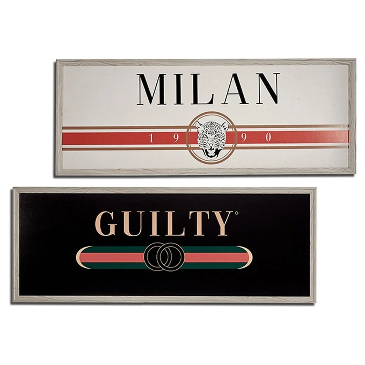 Cadre guilty milan contre plaque 2 x 46 x 121 cm 4 unites s362470378. Avec Diaytar, redécouvrez le plaisir de l'achat en ligne grâce à une approche humaine des produits et de la curation