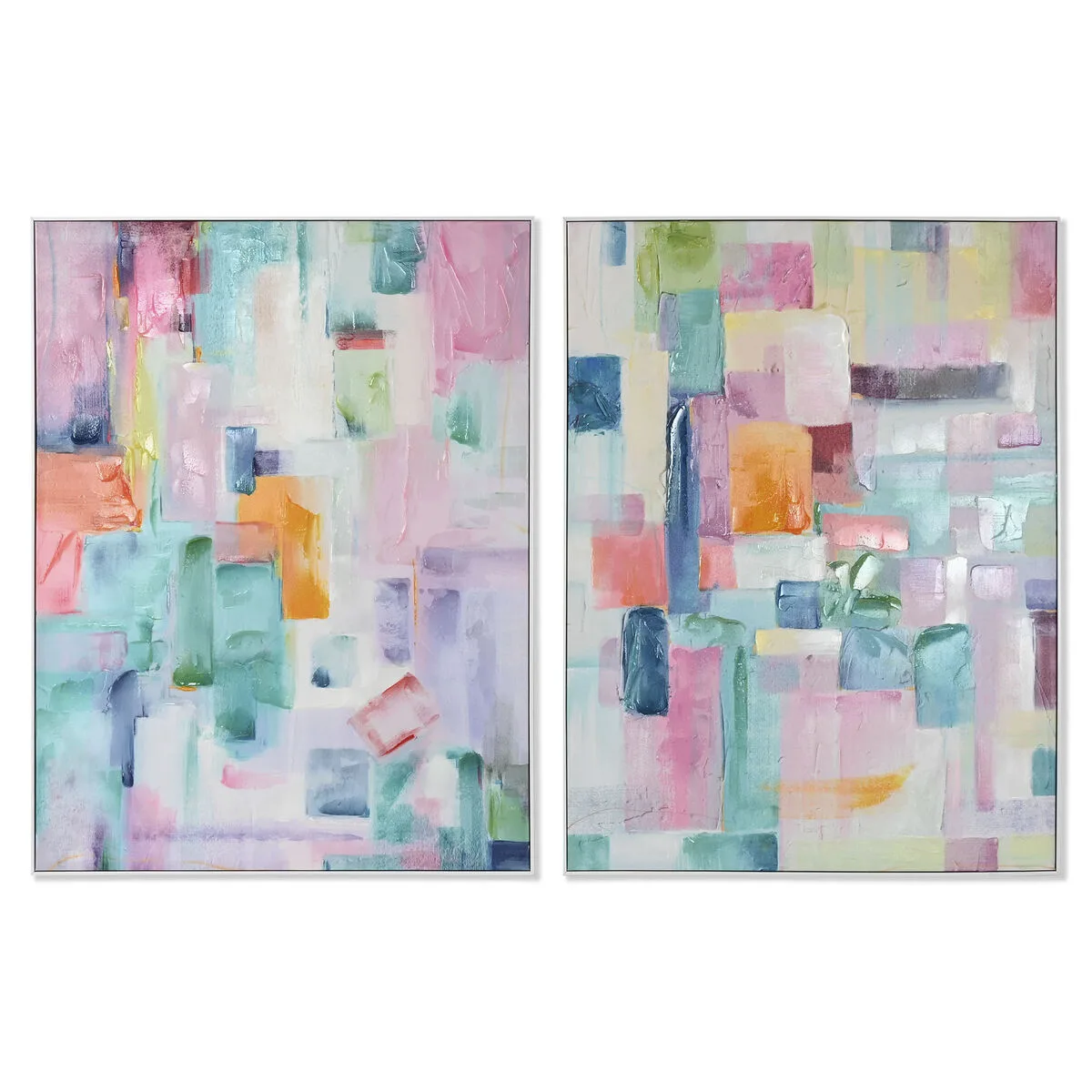 Cadre home esprit abstrait urbaine 90 x 3 5 x 120 cm 2 unites s305561771. L'art de vivre à la française s'exprime dans notre collection maison Diaytar.