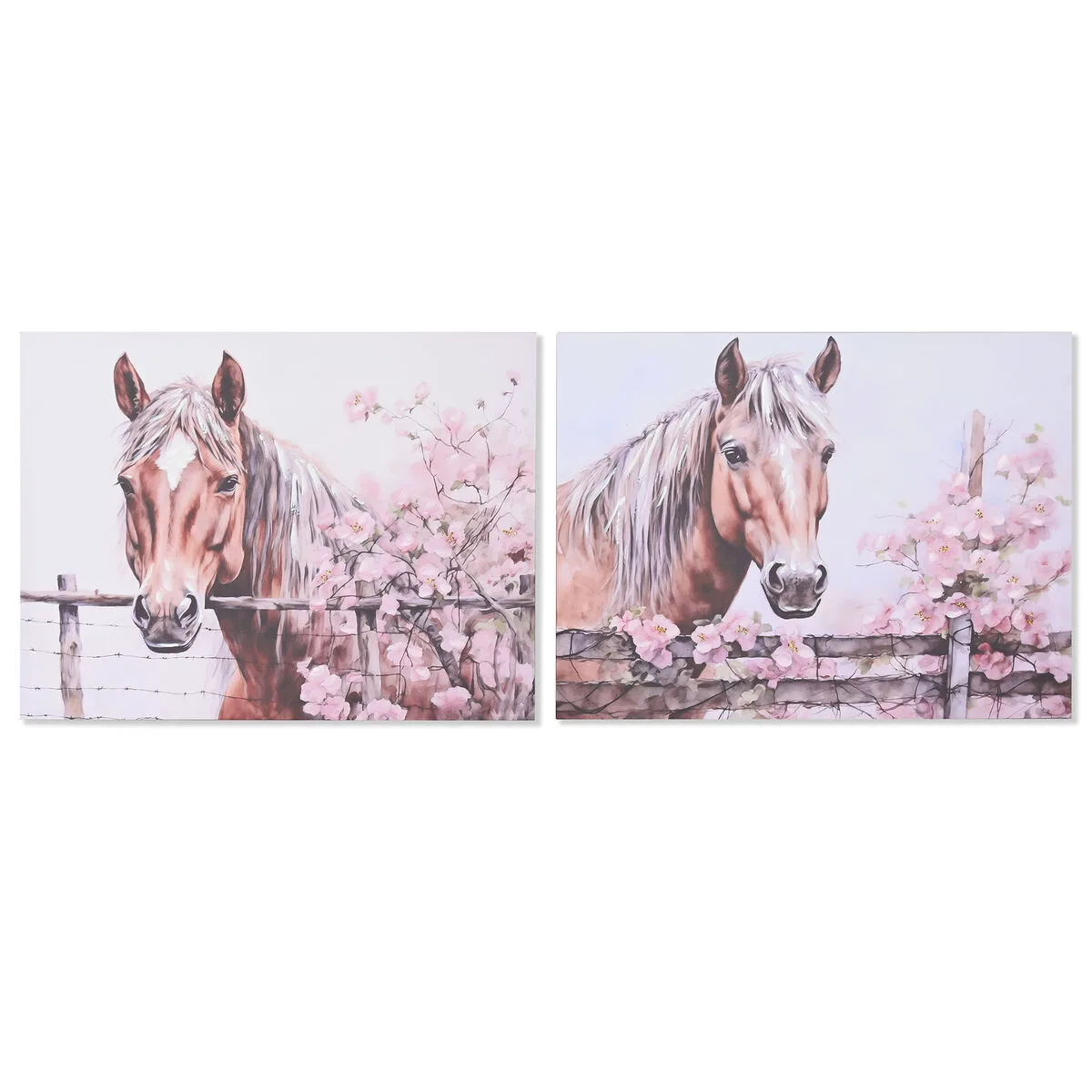 Cadre home esprit beige rose toile bois mdf cheval shabby chic 80 x 2 5 x 60 cm 2 unites s305822870. Diaytar, une destination où l'on vient pour un produit précis et où l'on reste pour l'étendue et la qualité de l'offre