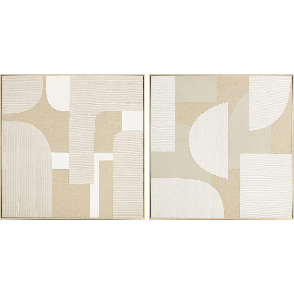 Cadre home esprit blanc beige moderne scandinave 90 x 3 8 x 90 cm 2 unites s306156224. Osez l'originalité avec les créations mode exclusives de Diaytar.