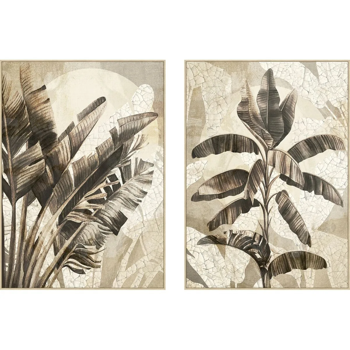 Cadre home esprit blanc beige palmiers tropical 103 x 4 5 x 143 cm 2 unites s306154939. Bienvenue chez Diaytar - Votre destination shopping pour tous vos besoins du quotidien !