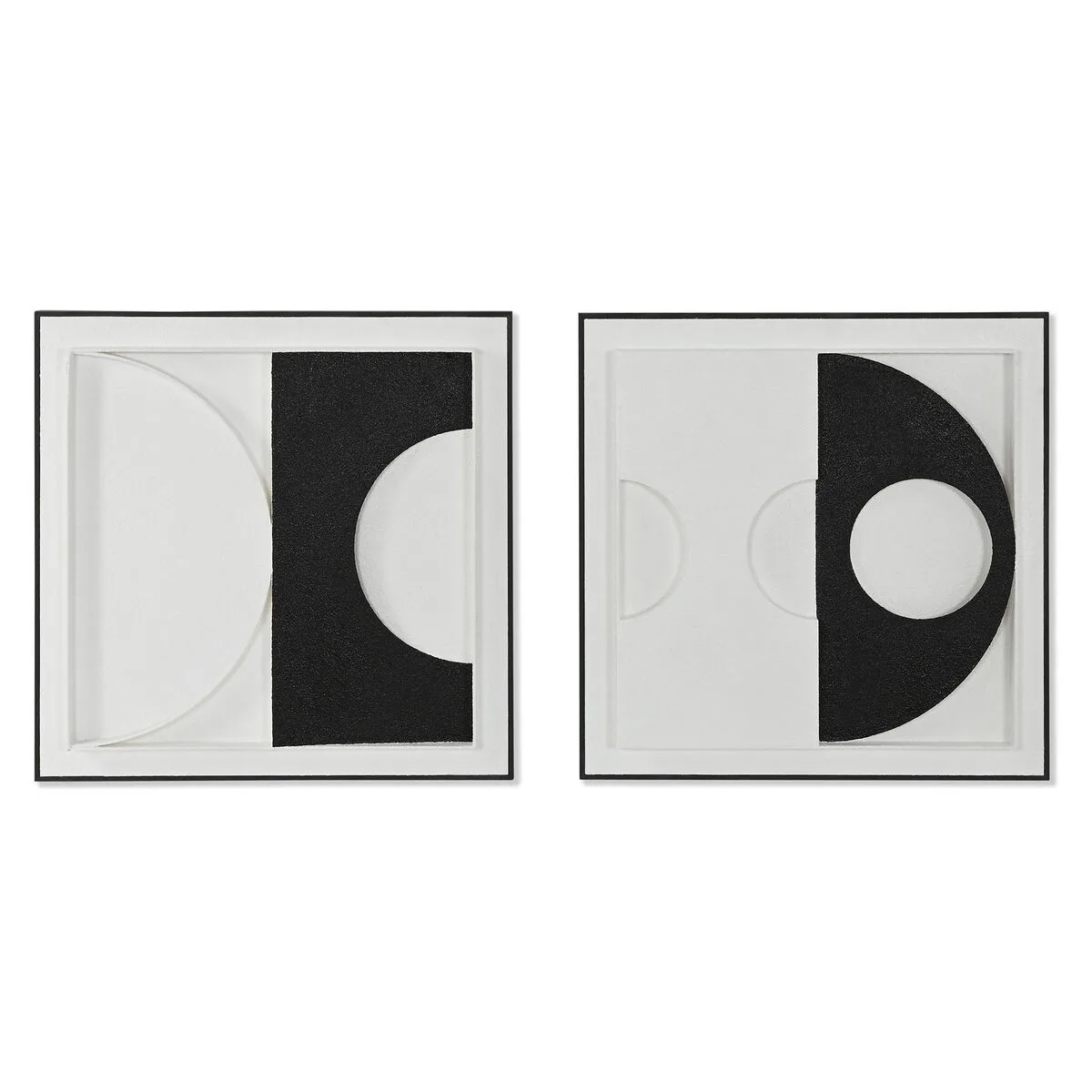 Cadre home esprit blanc noir abstrait moderne 60 x 6 5 x 60 cm 2 unites s305844636. Votre garde-robe mérite le style Diaytar - Découvrez nos nouveautés !