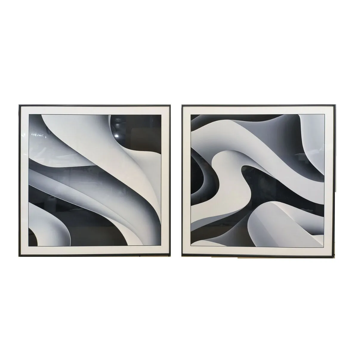 Cadre home esprit blanc noir abstrait moderne 80 x 3 5 x 80 cm 2 unites s306009032. Pour un shopping sans contrainte et plein de bonnes surprises, Diaytar est la destination ultime des produits généralistes