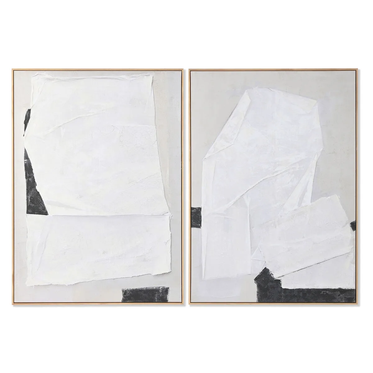 Cadre home esprit blanc noir beige abstrait 103 x 4 3 x 143 cm 2 unites s306080894. Nous sélectionnons pour Diaytar des produits qui ont une histoire, une âme, et qui sauront trouver une place dans la vôtre.