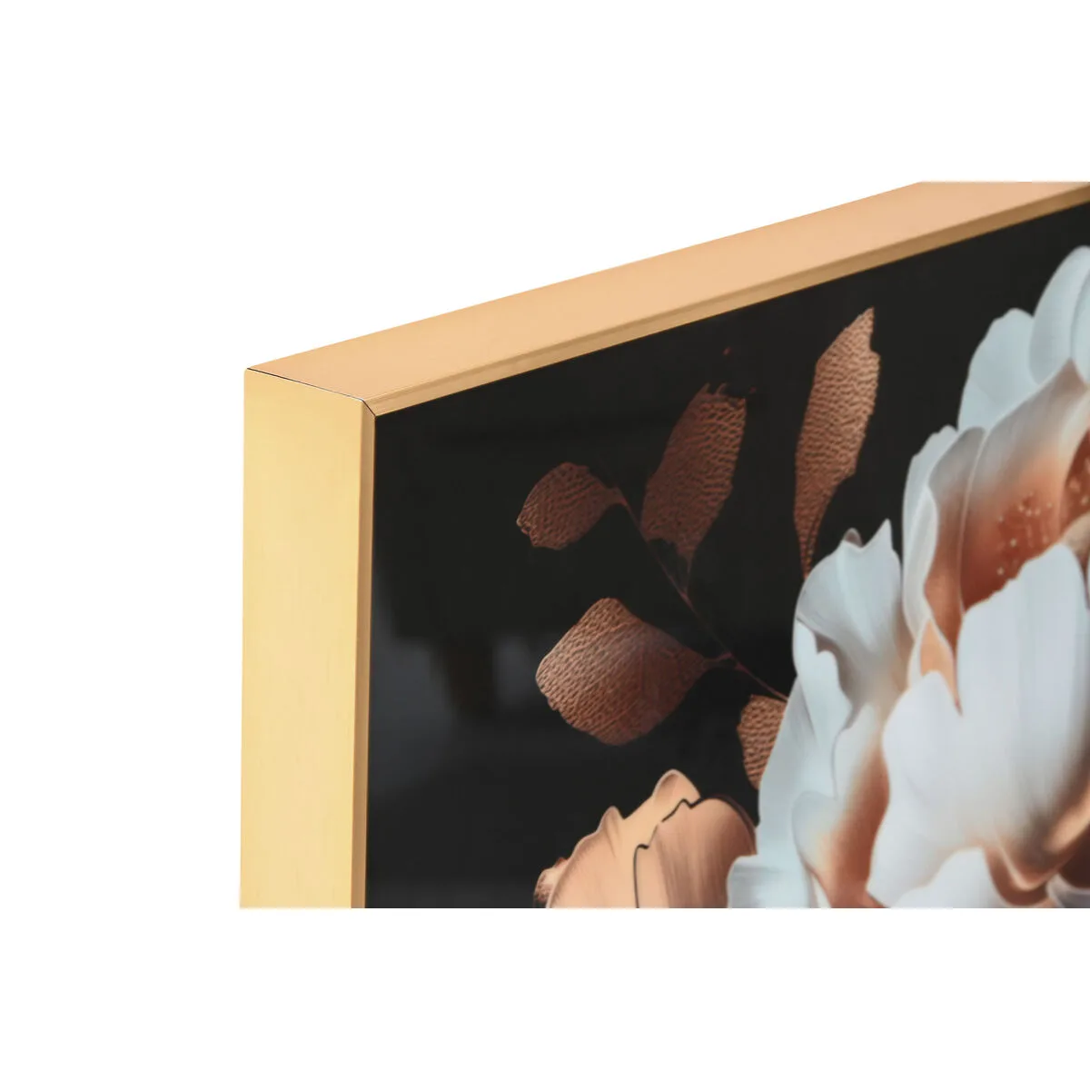 Cadre home esprit blanc noir dore fleurs 80 x 3 5 x 80 cm 2 unites s306008894. Diaytar cultive l'art du bien-être à travers ses produits soigneusement choisis.