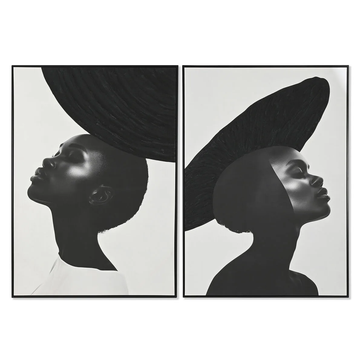 Cadre home esprit blanc noir femme moderne 103 x 4 5 x 143 cm 2 unites s305842432. Diaytar, c'est la promesse tenue d'un e-commerce où l'émerveillement devant un produit simple est encore possible.