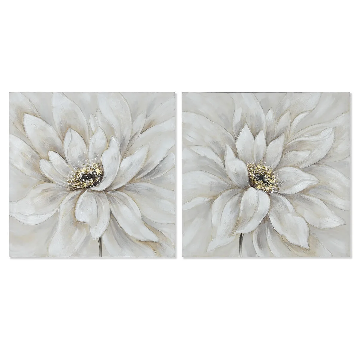 Cadre home esprit blanc toile bois mdf fleur romantique 80 x 3 x 80 cm 2 unites s305825354. Diaytar, l'art de mélanger les genres : trouvez l'équipement électronique parfait et l'objet déco qui lui correspondra
