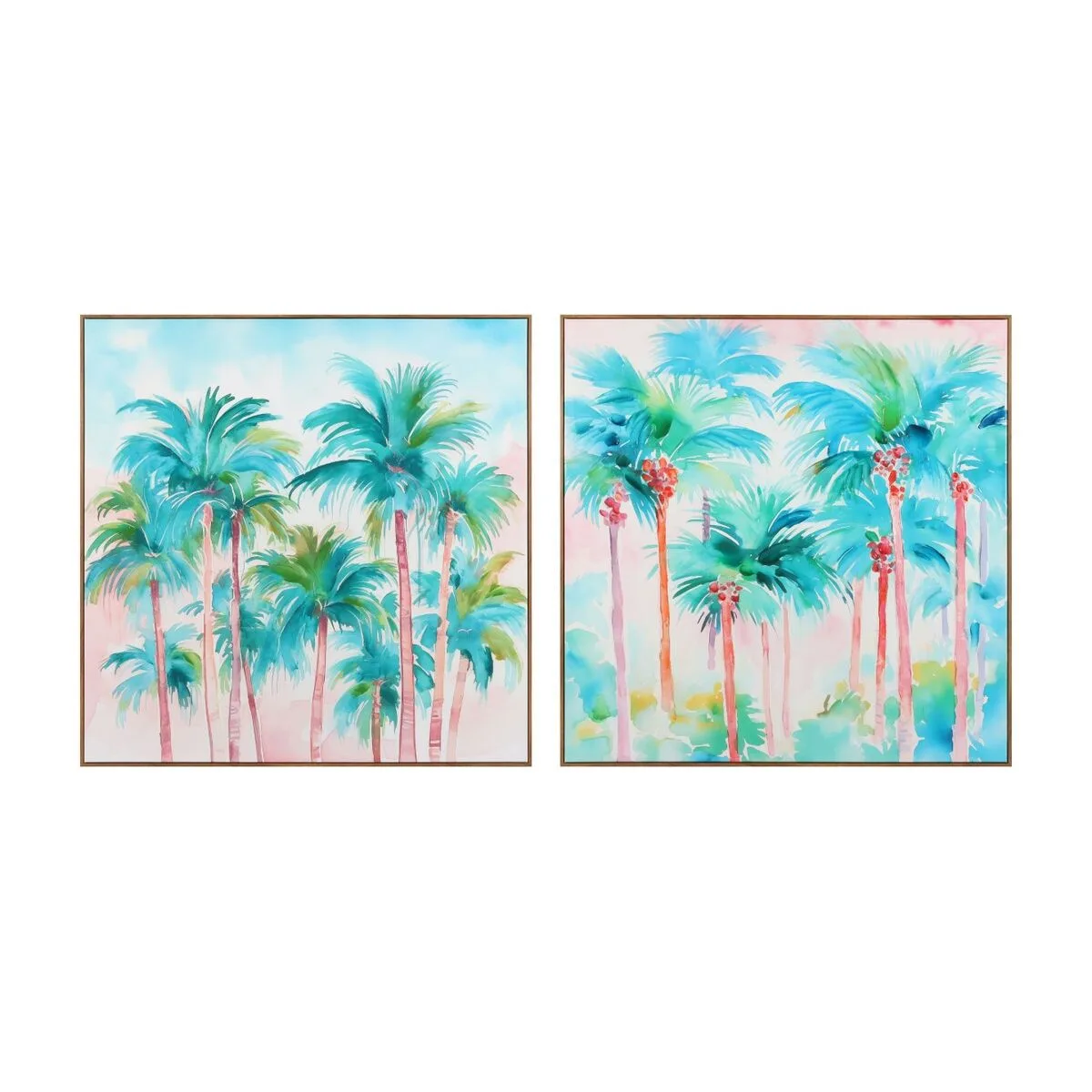 Cadre home esprit bleu rouge vert bleu ciel palmiers tropical 80 x 3 5 x 80 cm 2 unites s306012064. Diaytar opère une veille constante pour vous offrir l'élite des produits généraux, électroniques et maison.