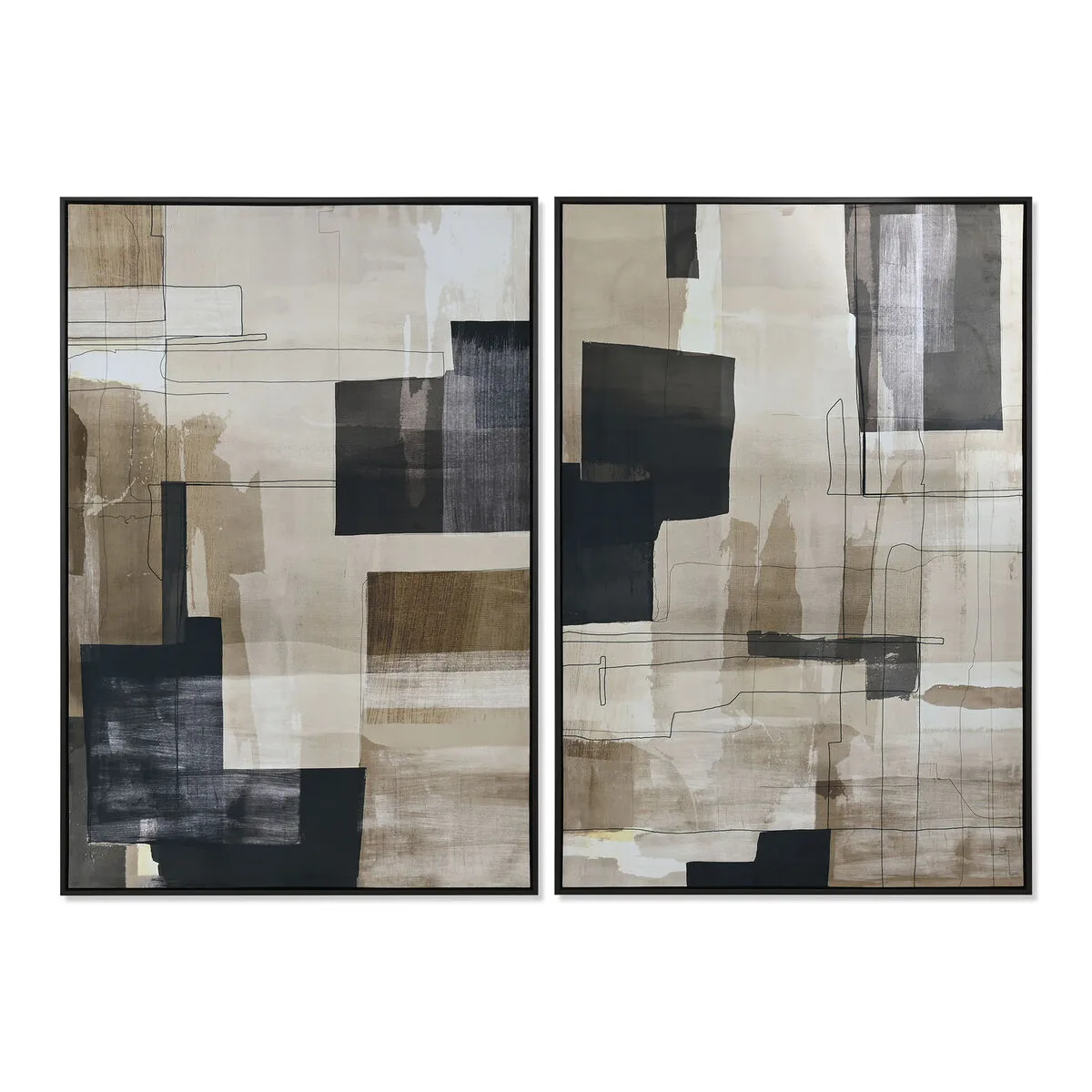 Cadre home esprit noir beige abstrait urbaine 83 x 4 x 123 cm 2 unites s305872476. Nous croyons en la puissance de la simplicité. Les produits Diaytar sont beaux, utiles, et incroyablement simples à utiliser.