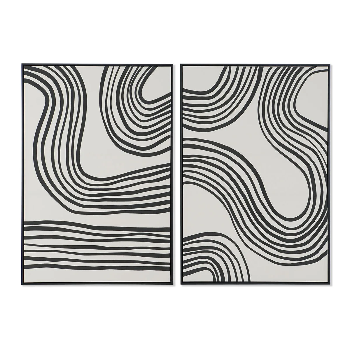 Cadre home esprit noir beige moderne 83 x 4 5 x 123 cm 2 unites s305617989. Diaytar incarne le renouveau du commerce en ligne : authentique, engagé et résolument tourné vers l'avenir.