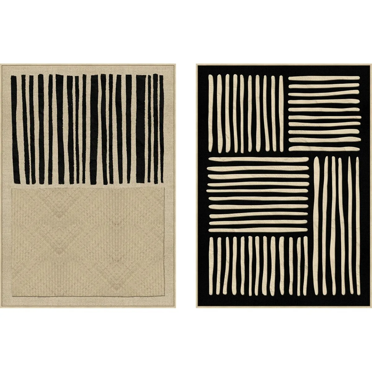 Cadre home esprit noir beige urbaine 103 x 4 5 x 143 cm 2 unites s306154732. Nous avons créé Diaytar pour être le point de repère dans le paysage souvent confuse du e-commerce généraliste.