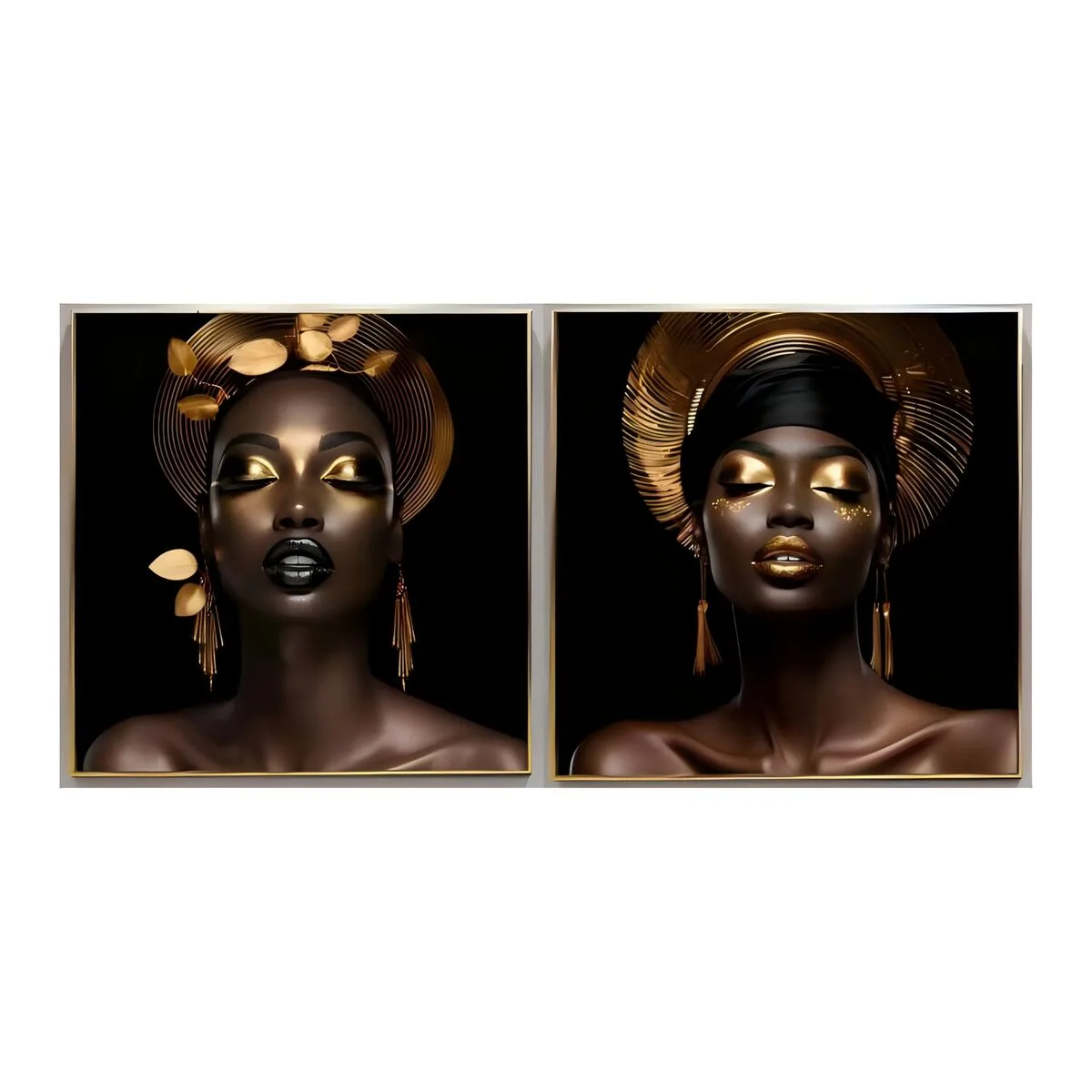Cadre home esprit noir dore africaine 80 x 3 5 x 80 cm 2 unites s306008969. Diaytar, une destination où l'on vient pour un produit précis et où l'on reste pour l'étendue et la qualité de l'offre