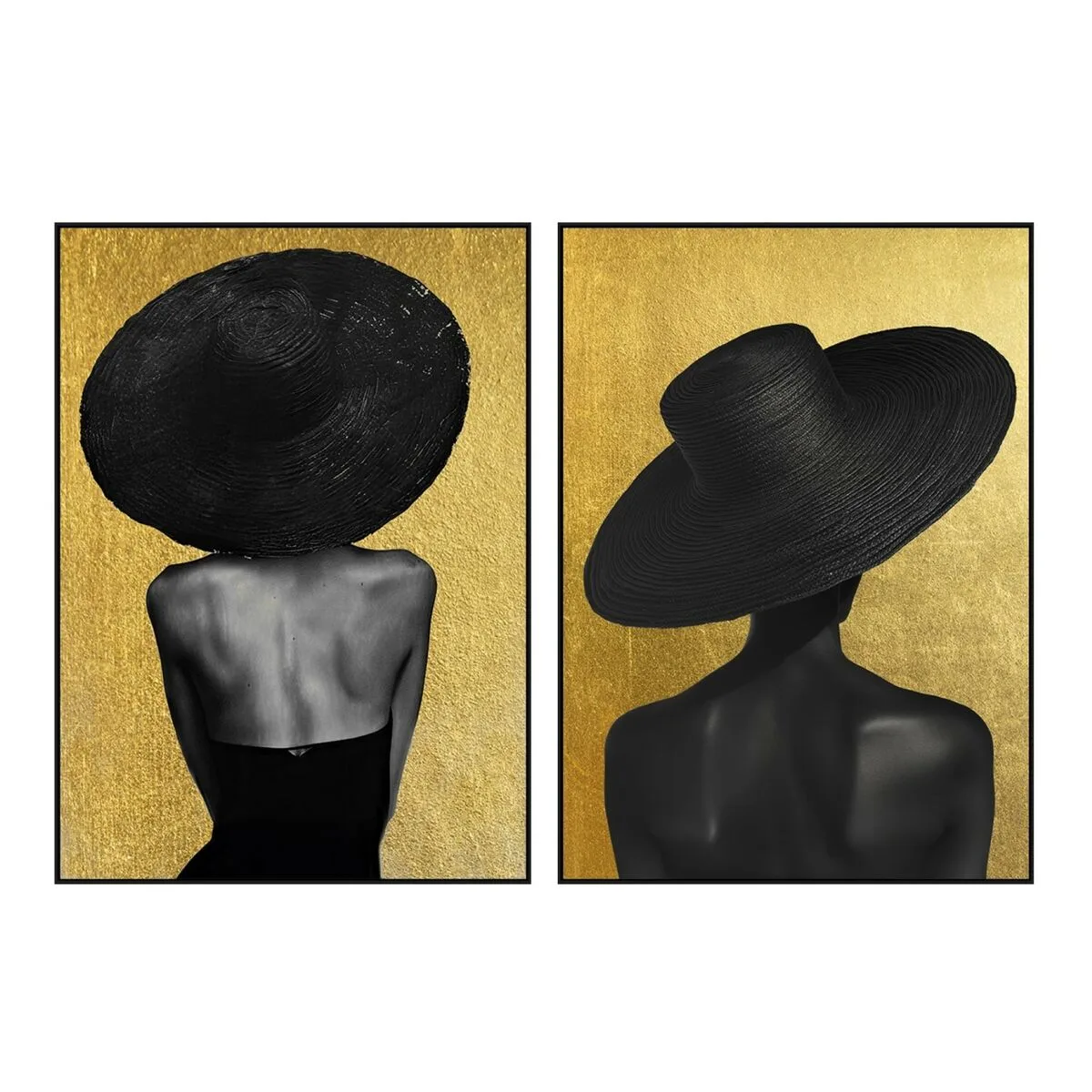 Cadre home esprit noir dore chapeau 103 x 4 5 x 143 cm 2 unites s306154473. Diaytar, c'est l'évidence : une plateforme simple, des produits beaux, une expérience fluide. Le trio gagnant.