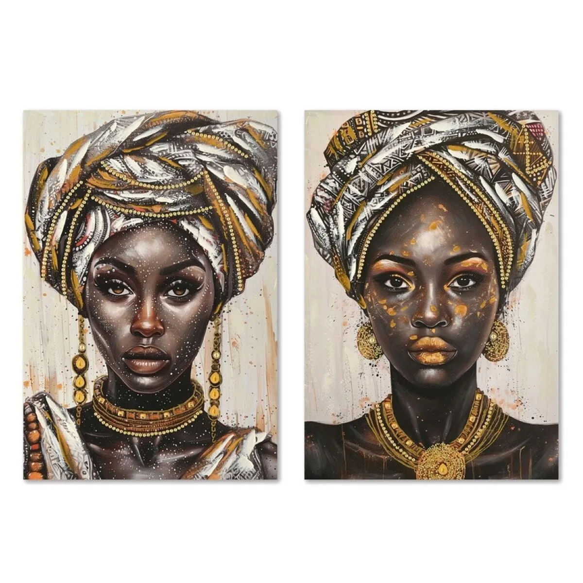 Cadre home esprit noir dore colonial africaine 60 x 3 x 90 cm 2 unites s306026987. Diaytar : Votre guide shopping pour une sélection exigeante de produits tendance, technologiques et domestiques
