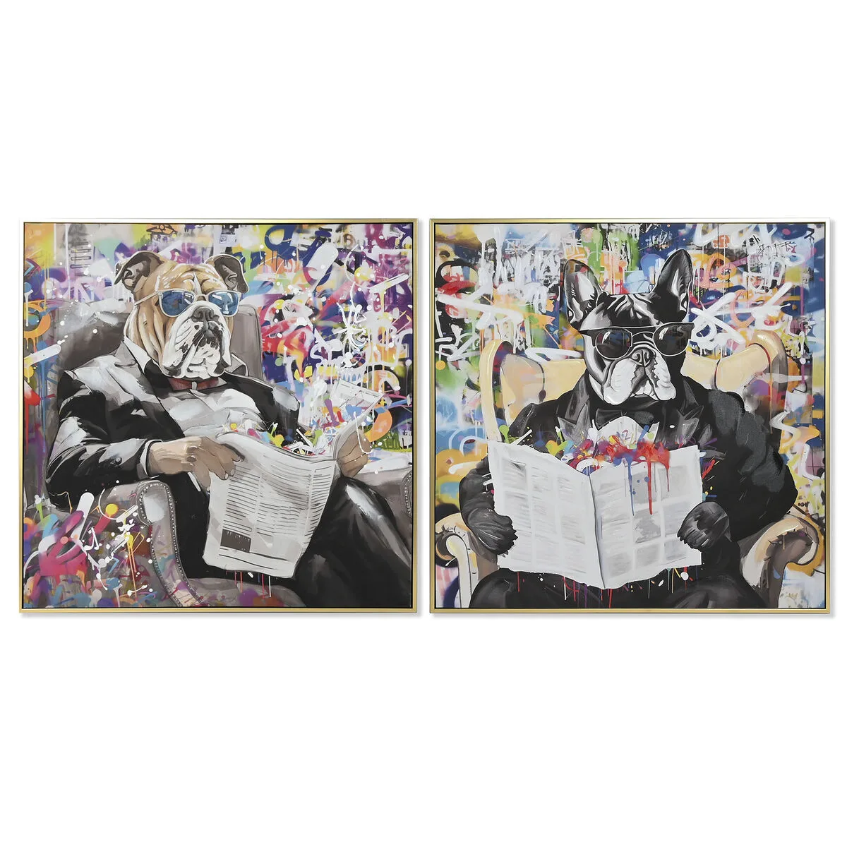 Cadre home esprit polystyrene toile moderne chien 82 5 x 3 5 x 82 5 cm 2 unites s305817190. Diaytar, c'est l'art de la sérendipité appliqué au e-commerce : vous venez pour une chose, vous repartez avec l'objet de vos rêves.