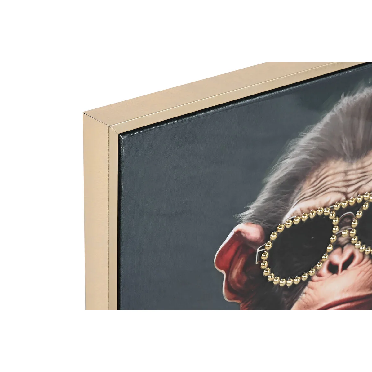 Cadre home esprit polystyrene toile moderne laque chimpanze 52 5 x 3 x 72 5 cm 2 unites s305823035. Du salon à la chambre, Diaytar habille votre intérieur avec élégance.