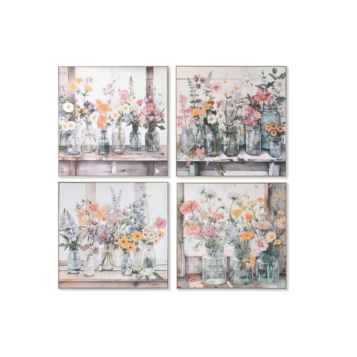 Cadre home esprit shabby chic 80 x 3 5 x 80 cm 4 unites s305856325. Diaytar défend une idée forte : le shopping en ligne doit être une aventure qui éveille la curiosité et comble les besoins