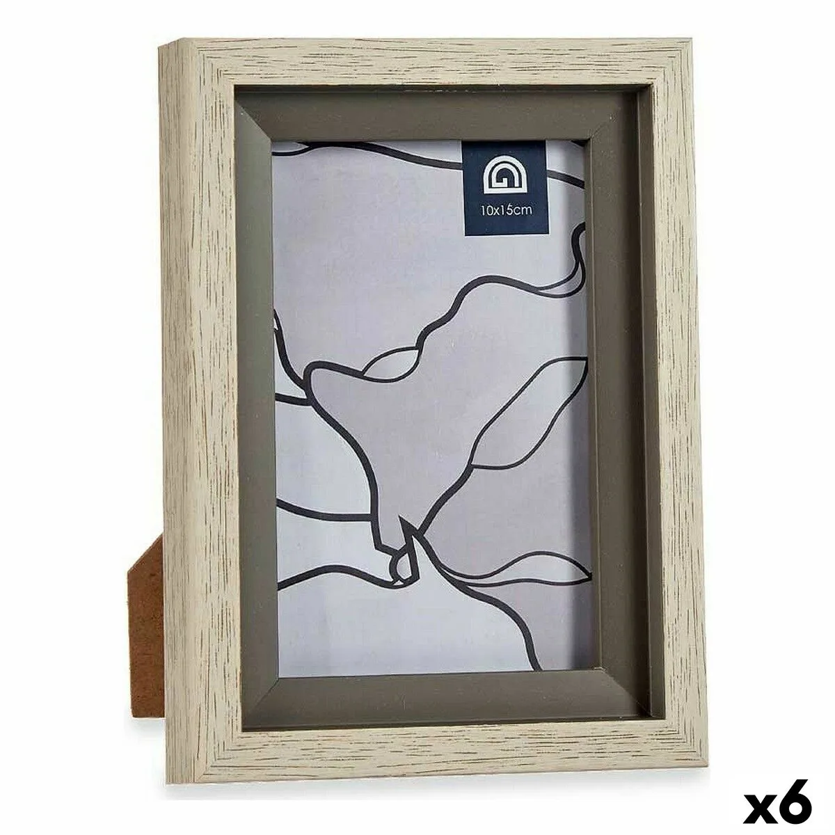 Cadre photo 13 5 x 18 8 x 2 cm verre gris beige plastique 6 unites s362566121. Diaytar, le nom qui garantit que chaque produit, du plus technologique au plus basique, a été choisi avec goût et exigence