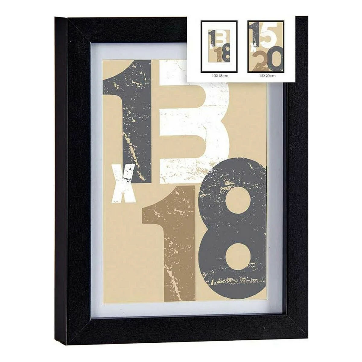 Cadre photo 18 x 23 x 2 5 cm noir verre bois mdf 6 unites s362547438. Diaytar, le garde-meuble moderne de toutes vos envies : des produits pour combler tous vos besoins et toutes vos fantasies.