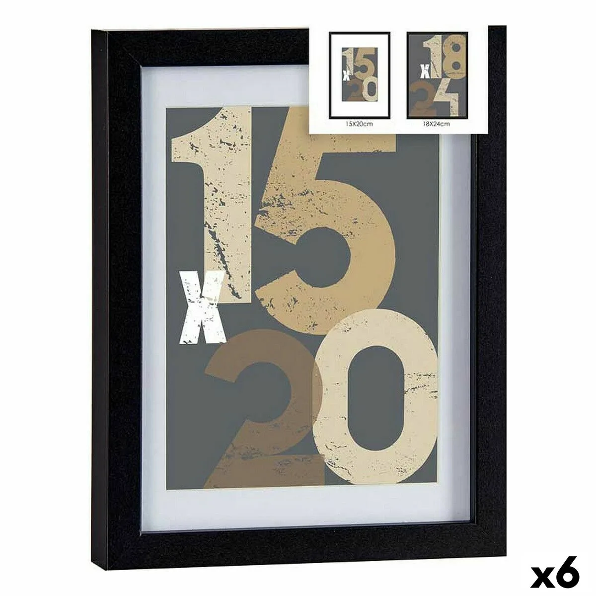 Cadre photo 20 5 x 2 5 x 26 5 cm noir verre bois mdf 6 unites s362547795. Diaytar a sélectionné pour vous une palette de produits allant de l'électronique grand public aux must-have de la maison