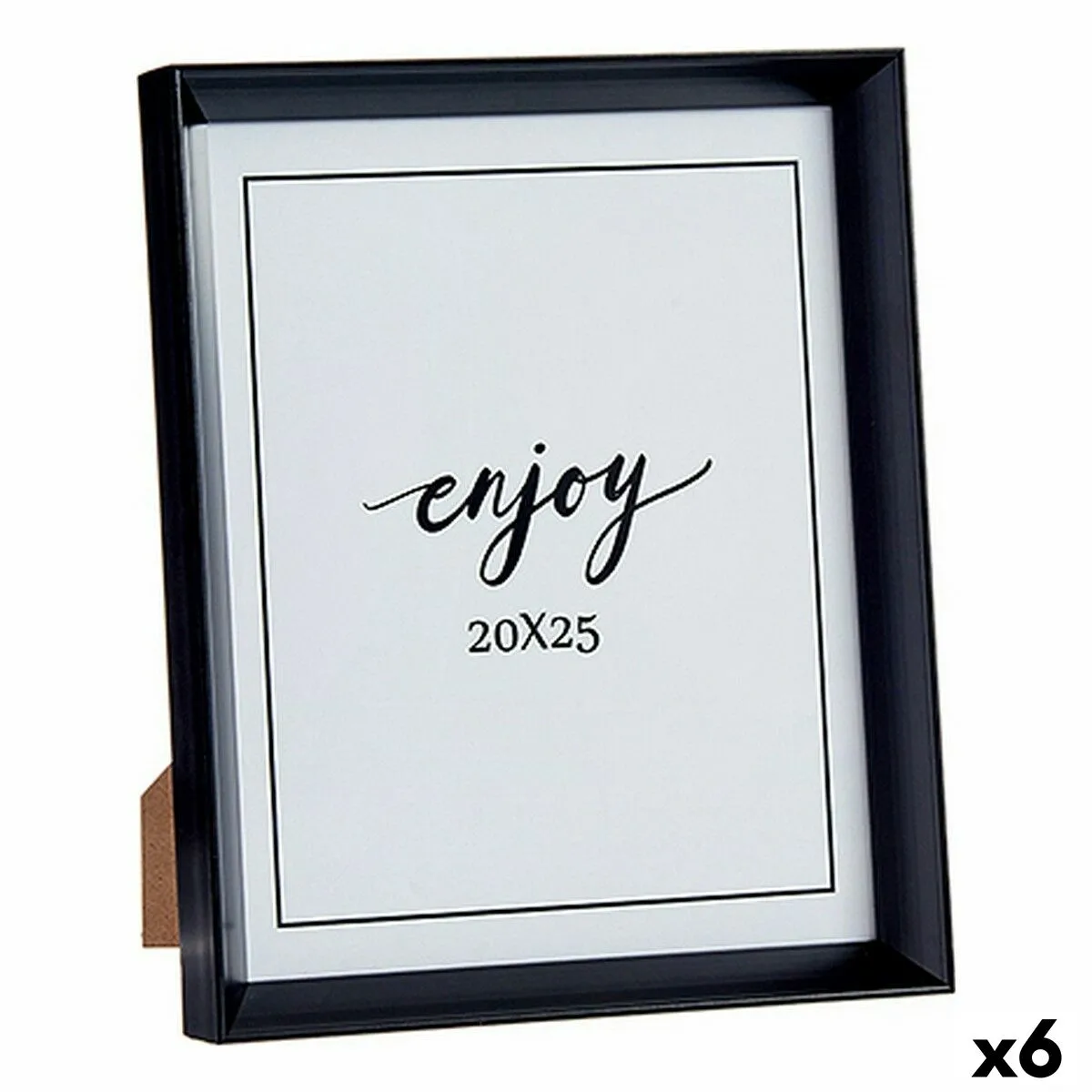 Cadre photo 22 2 x 3 5 x 27 3 cm noir plastique verre 6 unites s362547068. Diaytar : Le curateur de votre quotidien. Des produits soigneusement choisis pour leur originalité et leur utilité