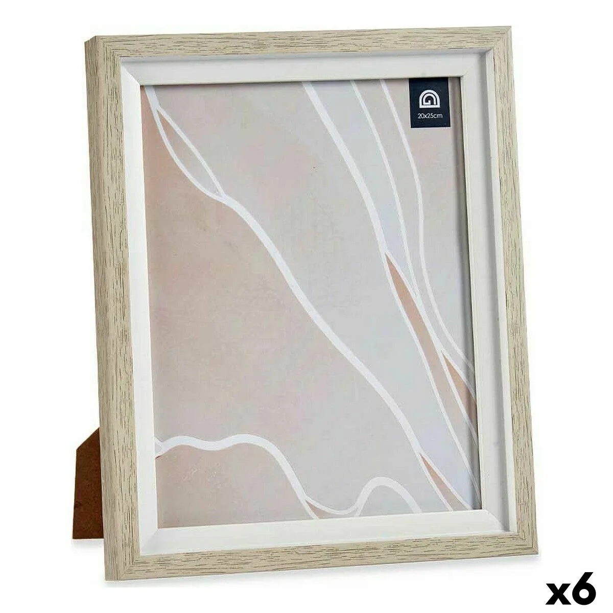Cadre photo 24 x 2 x 29 cm verre beige blanc plastique 6 unites s362565897. Votre boutique de confiance Diaytar vous accompagne dans tous vos projets.
