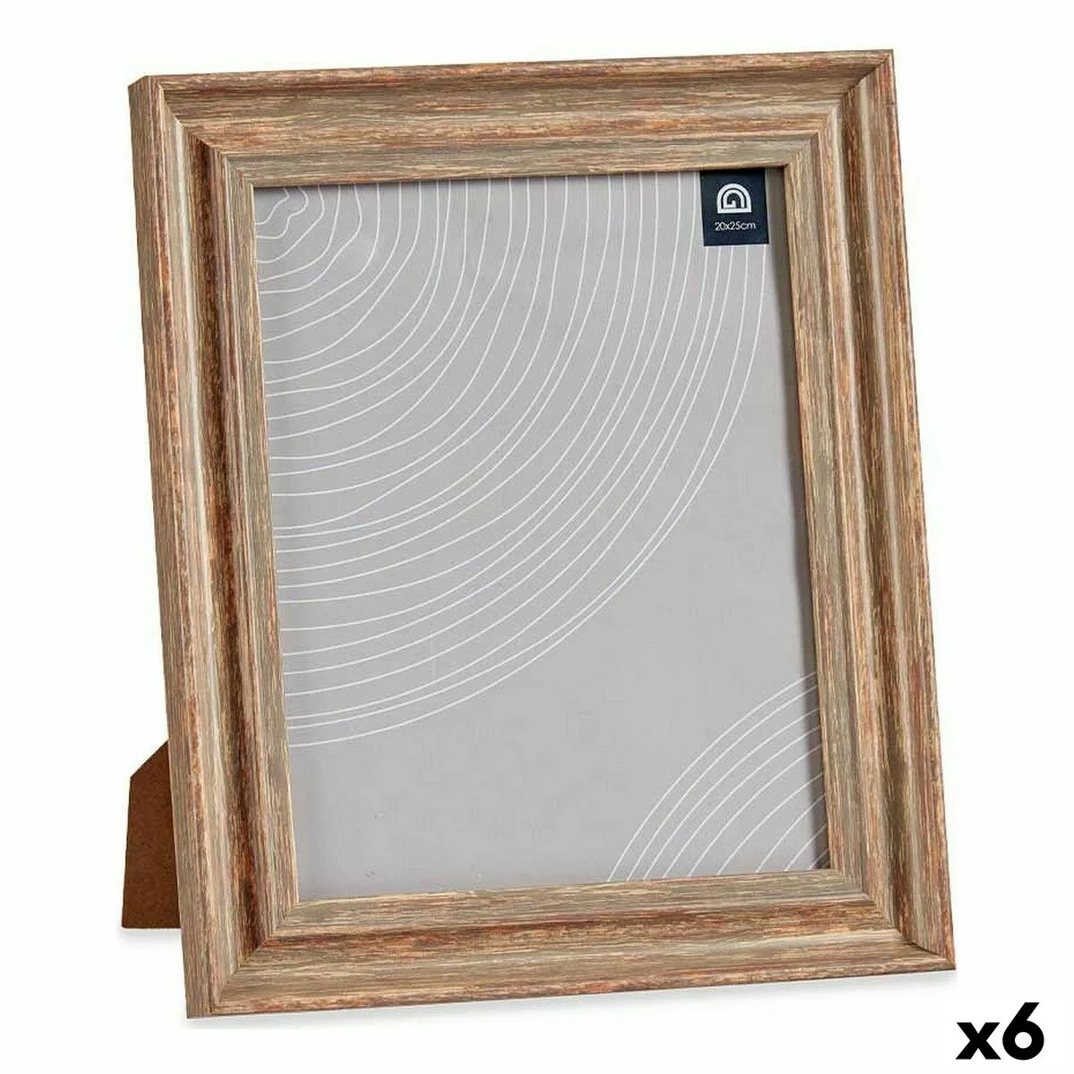 Cadre photo 26 x 2 x 31 cm verre bois marron cuivre plastique 6 unites s362566831. L'excellence à portée de clic avec la boutique en ligne Diaytar.