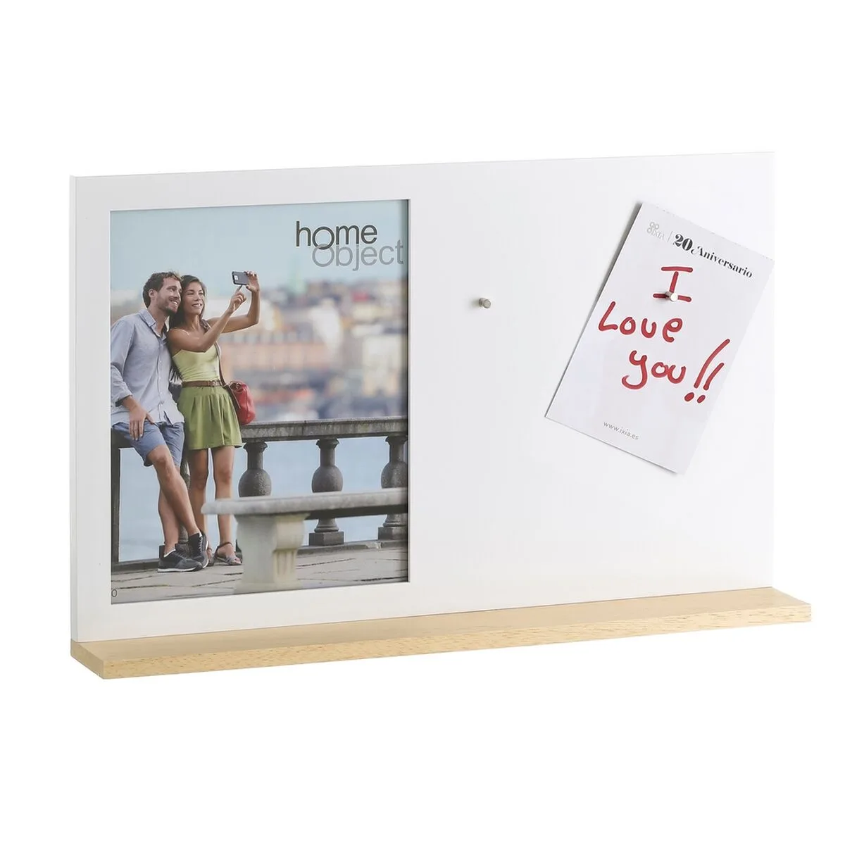 Cadre photo blanc verre bois 46 5 x 7 x 29 5 cm s880009790. Diaytar, c'est le grand ménage de printemps dans vos habitudes shopping : on garde l'essentiel, on jette le superflu.