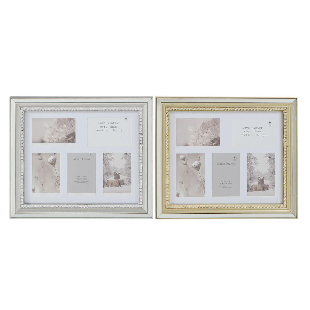 Cadre photo dkd home decor luxury 46 5 x 2 x 40 cm verre argente dore polystyrene traditionnel 2 unites s303475788. Diaytar, c'est l'évidence : une plateforme simple, des produits beaux, une expérience fluide. Le trio gagnant.