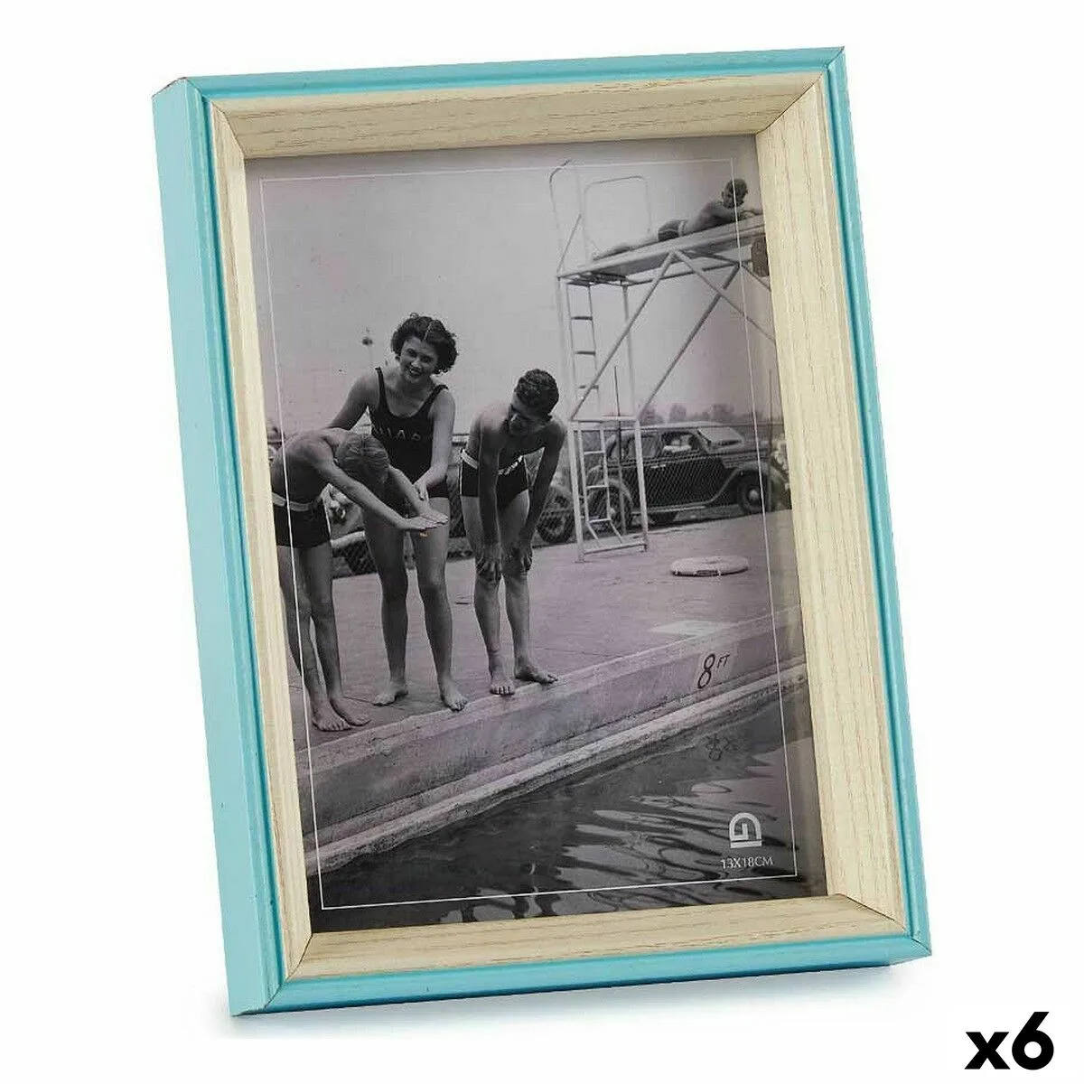 Cadre photo verre bleu blanc 3 x 20 x 15 cm bois mdf 6 unites s362636828. Diaytar capitalise sur la diversité : notre force est de vous offrir un choix immense sans jamais sacrifier la qualité