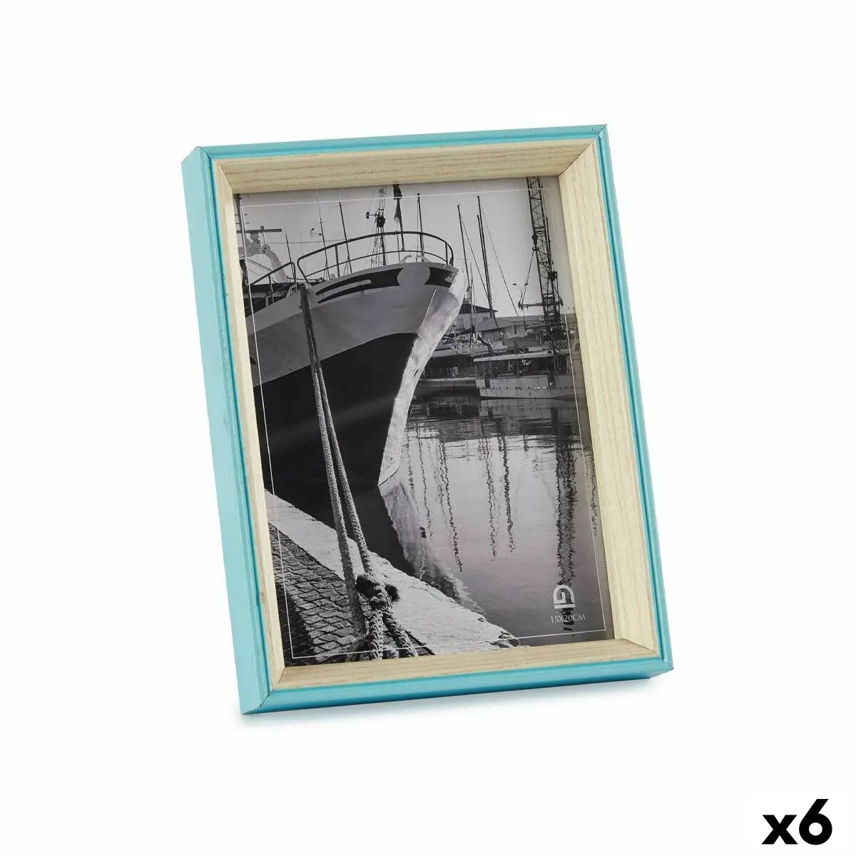 Cadre photo verre bleu blanc bois mdf 3 x 22 x 17 cm 6 unites s361856532. Diaytar est le résultat de milliers d'heures de recherche et développement pour vous offrir une offre généraliste d'exception.