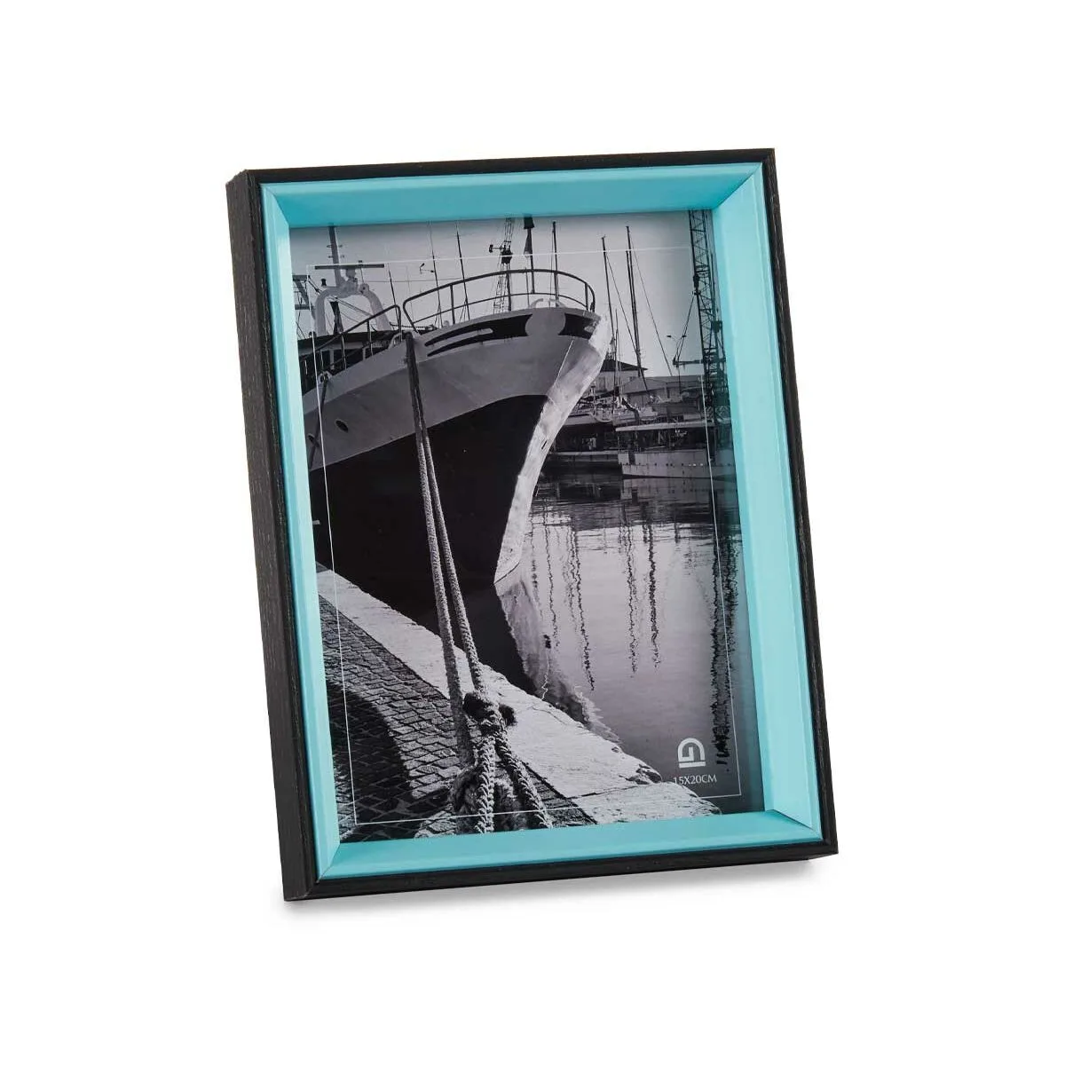 Cadre photo verre noir bleu bois mdf 3 x 22 x 17 cm 6 unites s361856171. Du salon à la chambre, Diaytar habille votre intérieur avec élégance.