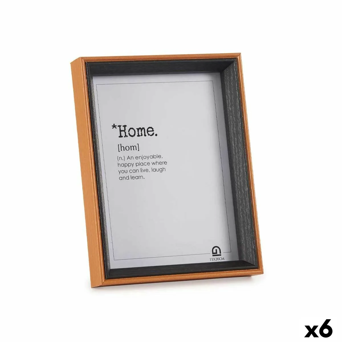 Cadre photo verre noir marron bois mdf 17 x 22 x 3 cm 6 unites s361856994. L'art de vivre à la française s'exprime dans notre collection maison Diaytar.