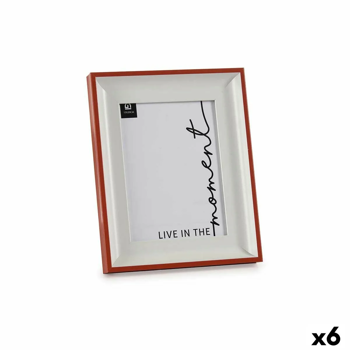 Cadre photo verre rouge blanc plastique 2 5 x 26 2 x 21 cm 6 unites s361858585. Diaytar réinvente votre quotidien avec des objets déco pleins de charme.