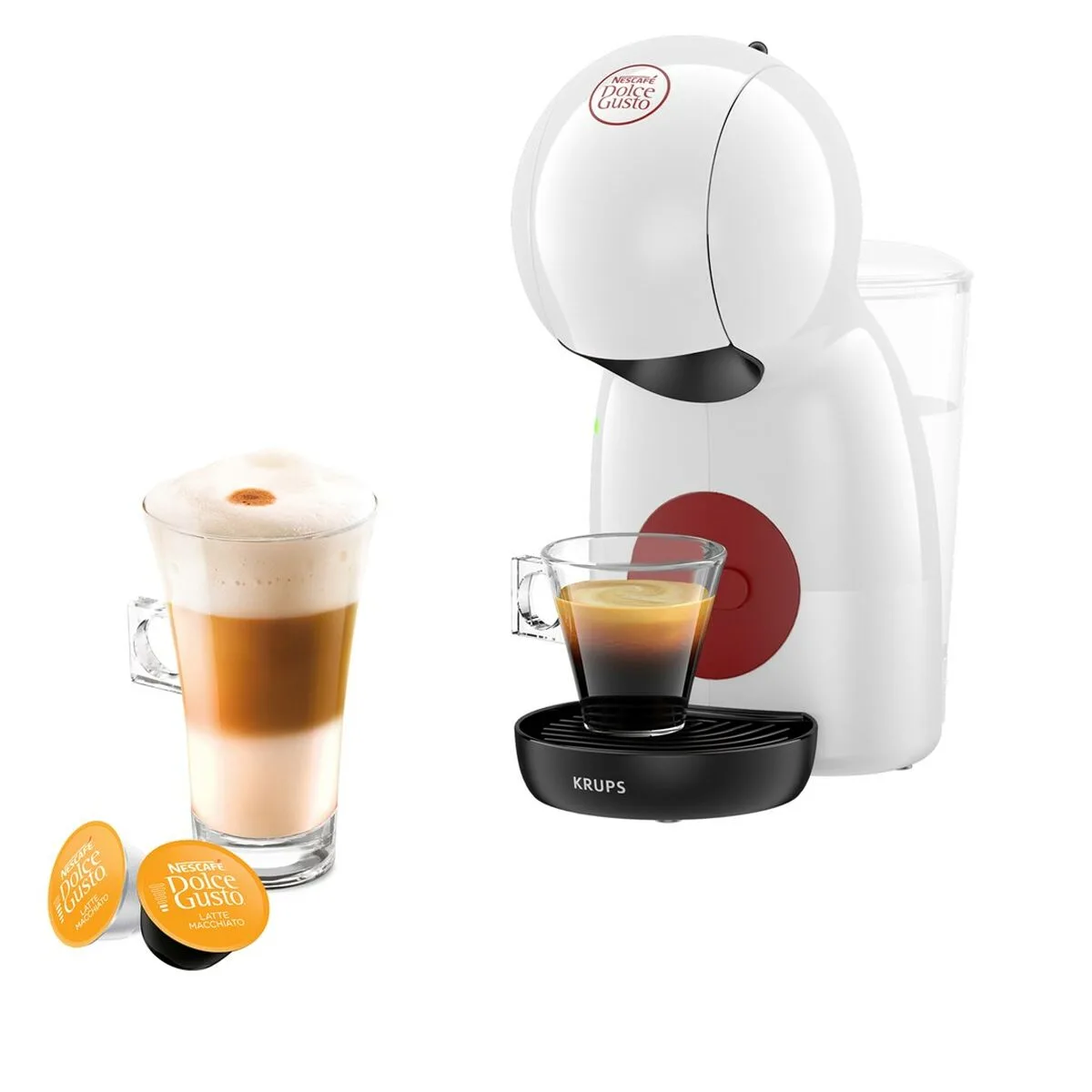 Cafetiere a capsules krups kp1a3110 blanc 1600 w 15 bar 0 8 l s9111148552. Diaytar, c'est la promesse de découvrir au moins un produit qui vous fera dire 'Mais où était-il donc tout ce temps ?'.