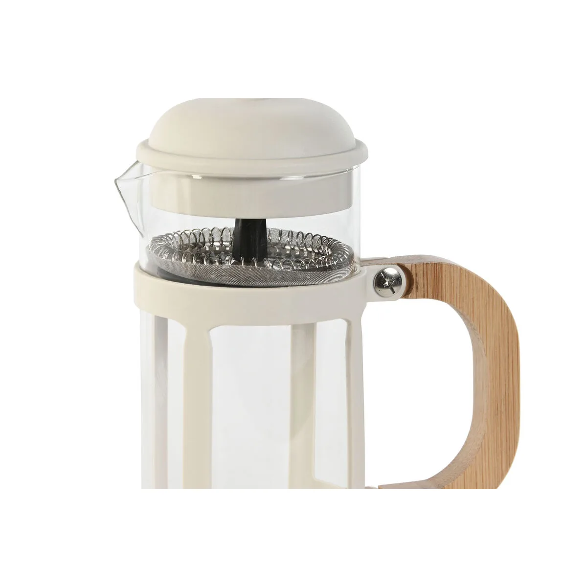 Cafetiere a piston home esprit blanc naturel acier inoxydable polypropylene 350 ml 13 x 8 x 19 cm s305971595. Votre vie, simplifiée et stylisée par Diaytar et sa collection de produits essentiels et innovants