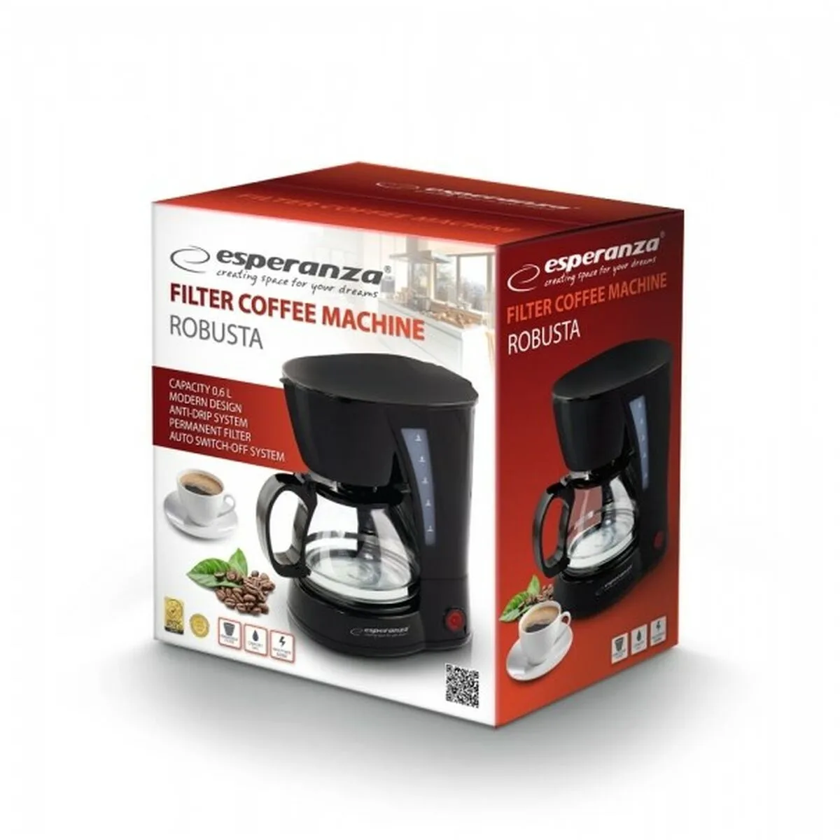 Cafetiere electrique esperanza ekc006 noir 650 w 0 6 l s910234957. Diaytar, c'est l'évidence que quand on aime les produits, on ne compte pas. On les collectionne. À vous de jouer.