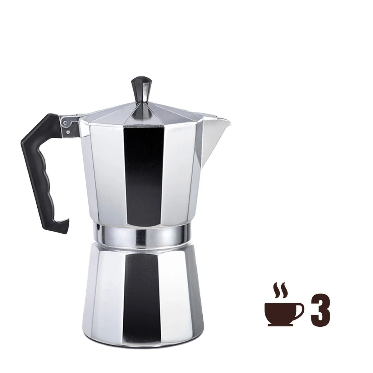 Cafetiere italienne edm aluminium 3 tasses s790107034. Tendance, confort et qualité : la trilogie gagnante de Diaytar Mode.