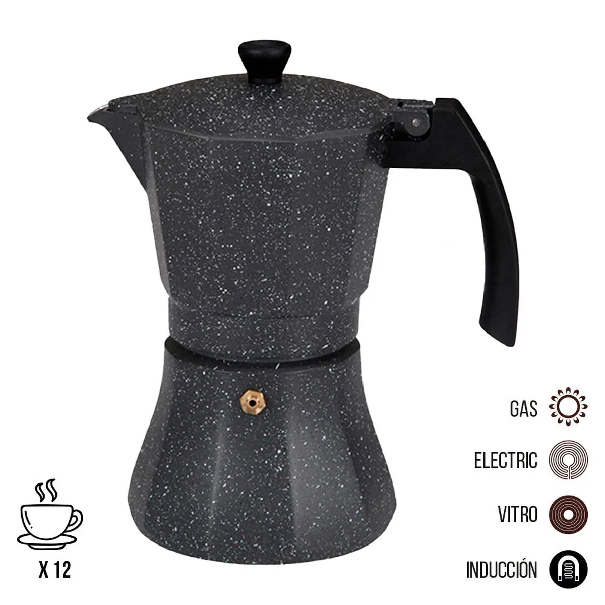Cafetiere italienne edm noir aluminium 12 tasses induction s790234058. Diaytar cultive l'art de la surprise en vous proposant constamment de nouveaux produits généraux et high-tech inattendus