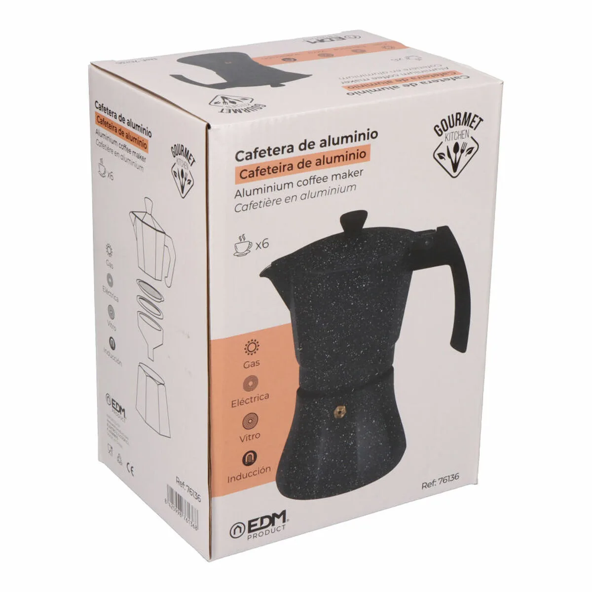 Cafetiere italienne edm noir aluminium 6 tasses induction s790233899. Notre mission chez Diaytar : démocratiser l'accès aux produits extraordinaires, sans rogner sur le design ou la qualité.
