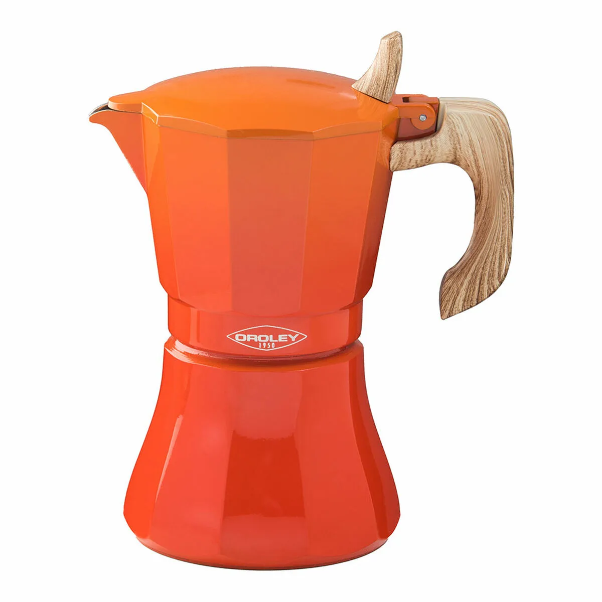 Cafetiere italienne oroley petra orange aluminium 6 tasses s792100743. Créez votre look signature avec les pièces mode sélectionnées par Diaytar.