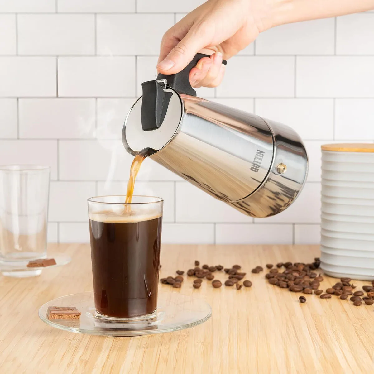 Cafetiere italienne quttin 9 tasses 6 unites s223902494. Plongez dans l'univers Diaytar où chaque produit raconte une histoire.