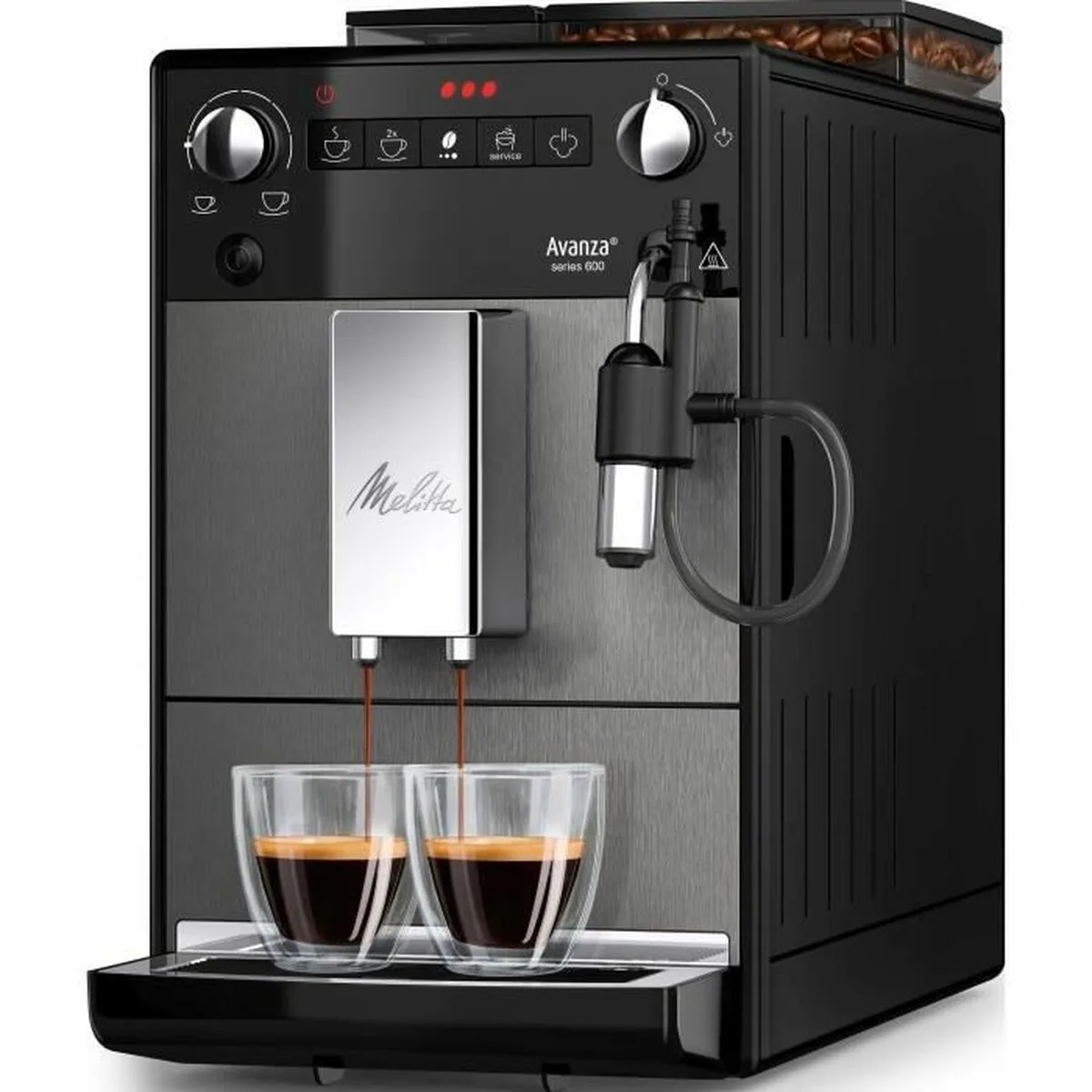 Cafetiere melitta 6767843 noir argente 1450 w 15 bar 1 5 l 250 g s914554386. L'art de vivre à la française s'exprime dans notre collection maison Diaytar.