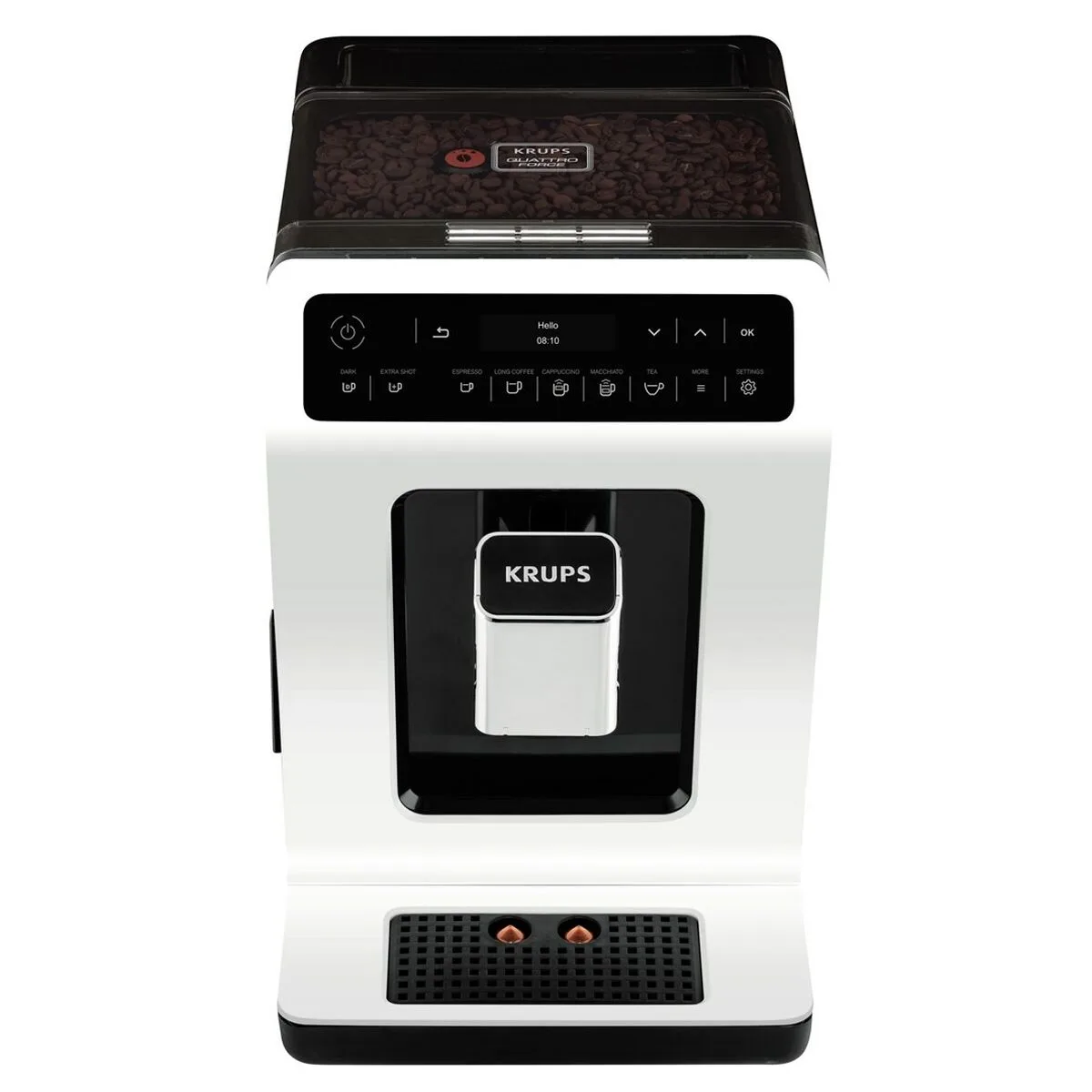 Cafetiere superautomatique krups ea891110 blanc noir 1450 w 2 5 l 250 g s9110993560. Notre mantra chez Diaytar : un produit, un sourire. Nous mesurons notre succès à votre satisfaction instantanée.