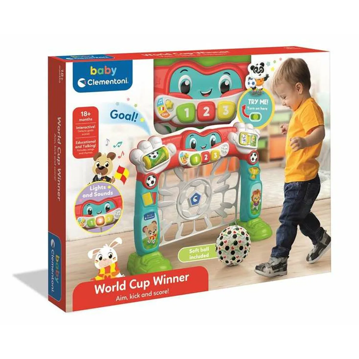 Cage a foot clementoni s244209771. Nous sélectionnons pour Diaytar des produits qui ont une histoire, une âme, et qui sauront trouver une place dans la vôtre.