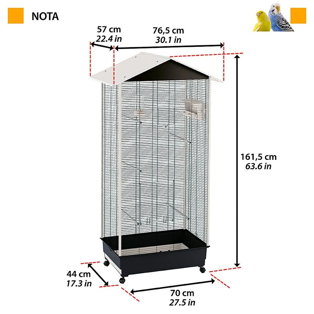 Cage a oiseaux ferplast 56115423 blanc 7 5 x 11 5 x 4 cm s913246136. Bienvenue sur Diaytar, où le shopping généraliste devient une chasse au trésor pour produits tendance et innovants